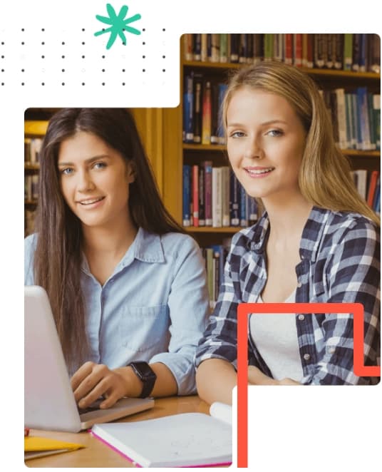 Students learning together