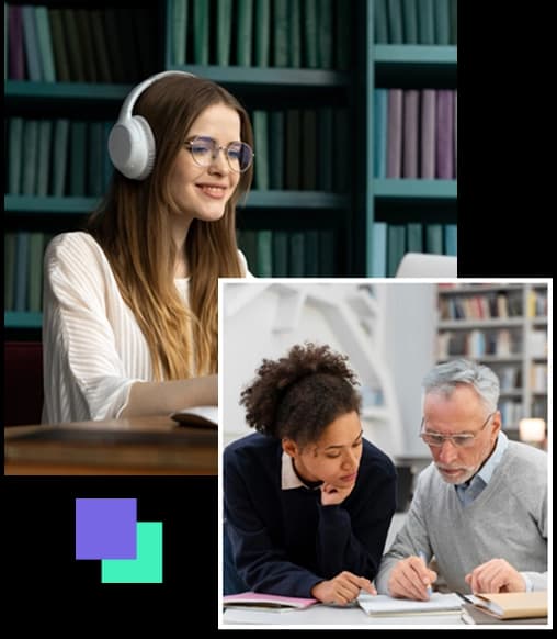 Student learning online